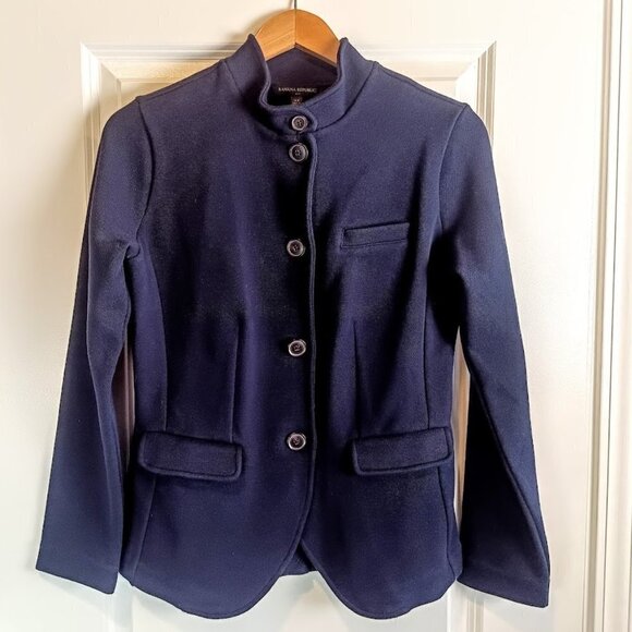 Banana Republic Navy Blue Cardigan Jacket NWT - Picture 1 of 6